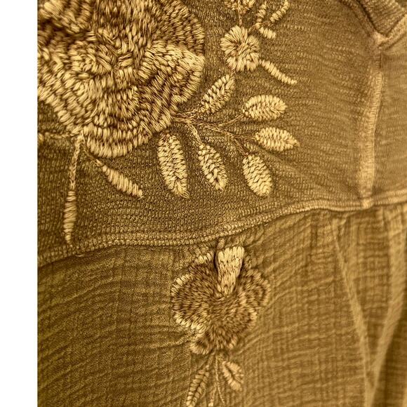 NWT Anthropology by Caite Jonna Top - Size Small Brown Color - Picture 7 of 10